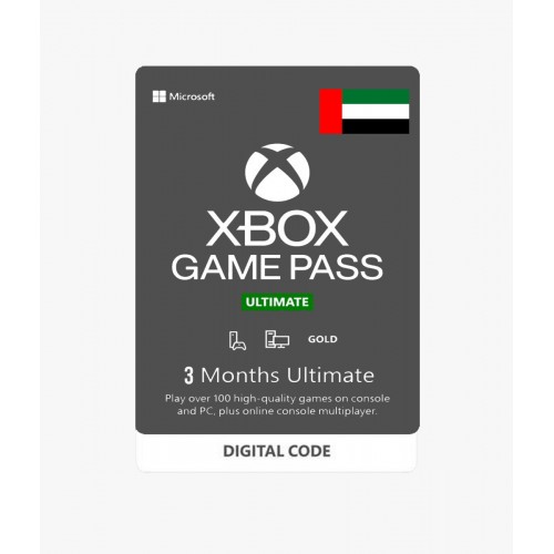 Xbox Game Pass Ultimate  3 Month UAE Digital Code